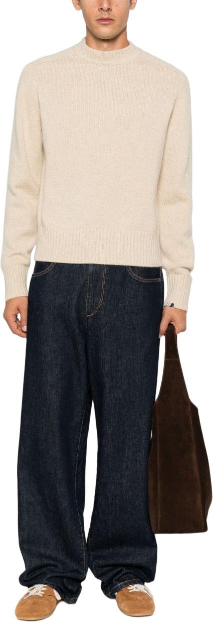 26FW 익스트림캐시미어 니트웨어 123BOURGEOIS016 WHITE - EXTREME CASHMERE