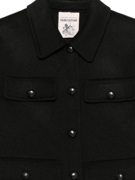 26FW 세미쿠튀르 의류 Y6WV01Y690 BLACK - SEMI-COUTURE