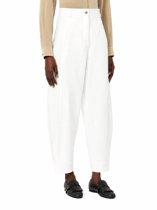 26FW 막스마라 스트레이트 팬츠 2621136111MXMADORNI 013 BIANCO - MAX MARA
