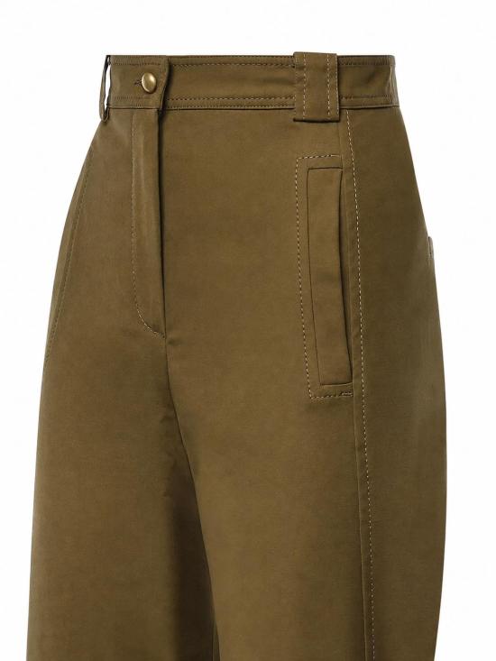 26FW 막스마라 스트레이트 팬츠 2621136111MXMADORNI 017 VERDE KAKI - MAX MARA