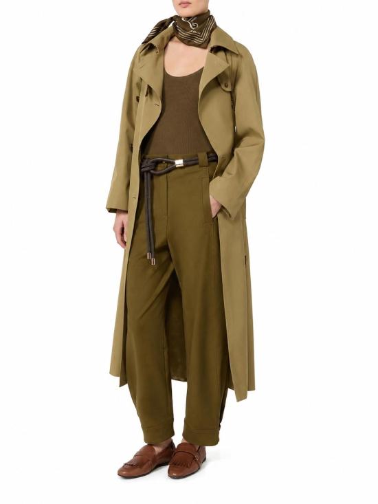 26FW 막스마라 스트레이트 팬츠 2621136111MXMADORNI 017 VERDE KAKI - MAX MARA