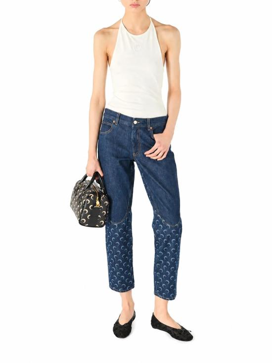 26FW 마린세르 스트레이트 팬츠 WPA181ARDEN0002 BL80 MIDNIGHT BLUE - MARINE SERRE