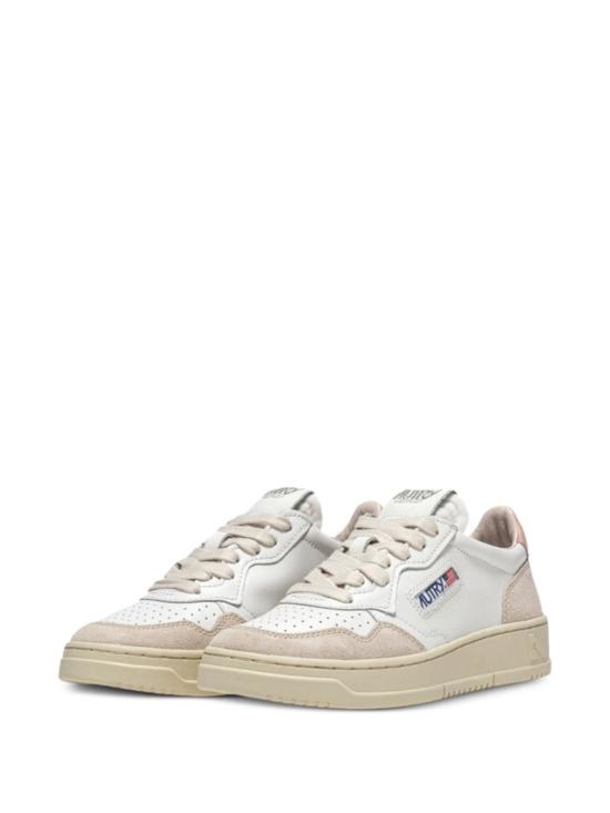 26FW 오트리 메달리스트 로우 레더 스니커즈 AULW LS37 POWDER - AUTRY