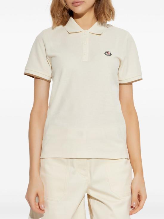 26FW 몽클레어 폴로 티셔츠 L20938A00007 84720034 White - MONCLER