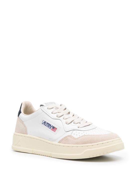 26FW 오트리 메달리스트 로우 레더 스니커즈 AULW LS28 NAVY - AUTRY