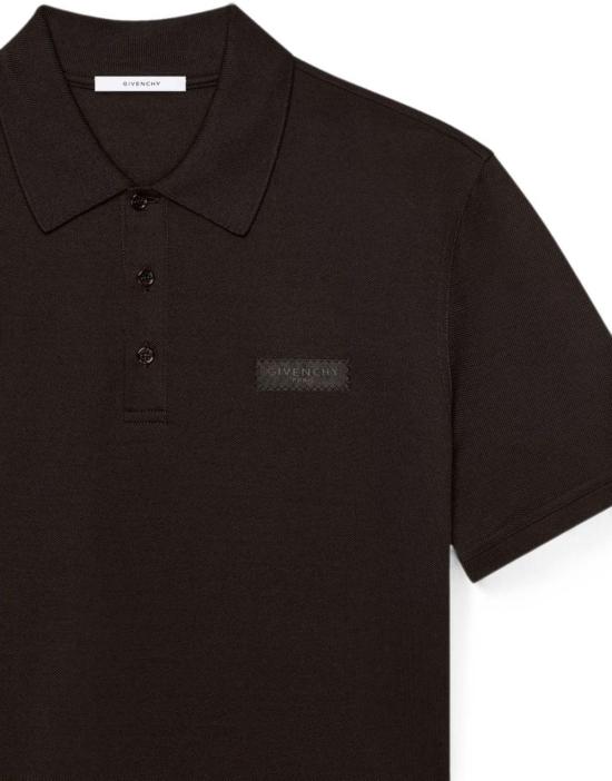 26FW 지방시 폴로 티셔츠 BML00G3YTX001 BLACK - GIVENCHY