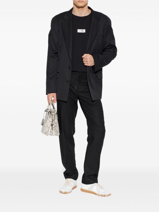 26FW MM6 메종마르지엘라 긴팔 티셔츠 SH0NH0028 M20258 900 BLACK DOM - MM6 MAISON MARGIELA