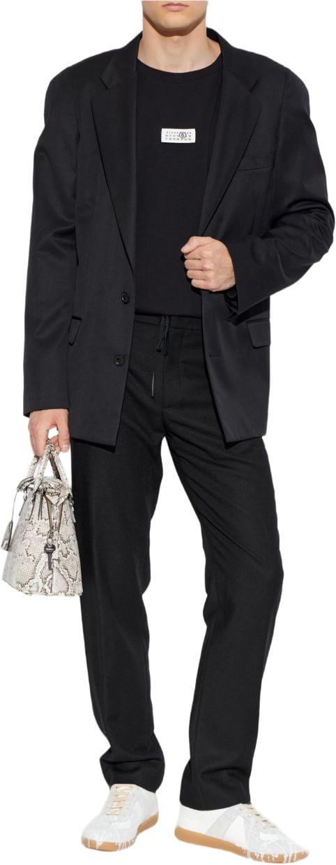 26FW MM6 메종마르지엘라 긴팔 티셔츠 SH0NH0028 M20258 900 BLACK DOM - MM6 MAISON MARGIELA