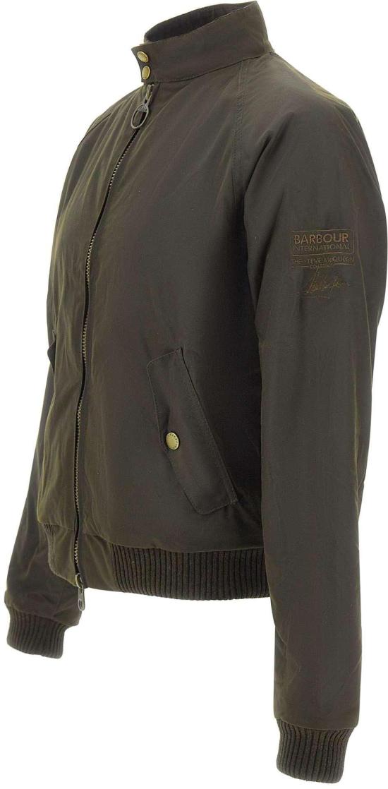 26FW 바버 인터내셔널 스티브 맥퀸 머천트 왁스 봄버 재킷 MWX0465MWXOL71 DONKERGREEN - BARBOUR