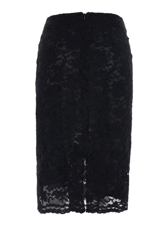 26FW 르플레인 미디 스커트 9921CS4434051 Black - LEPLAIN