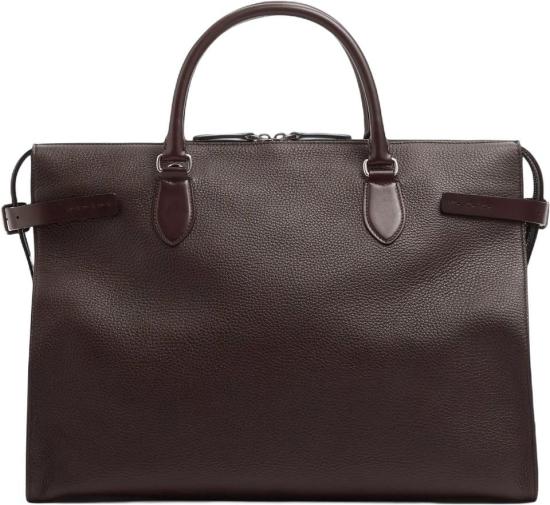 26FW 발렌티노 가라바니 토트백 VALENTINO9Y2B0T66GYM3AKANTIBESLARGEDOUBLEHANDLEWEEKENDBAGDARKBROWN - VALENTINO GARAVANI