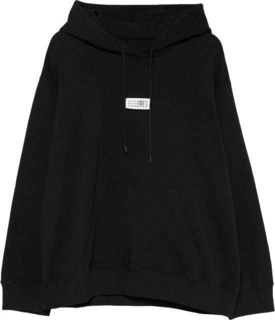 26FW MM6 메종마르지엘라 후드 티셔츠 15803164721438 BLACK