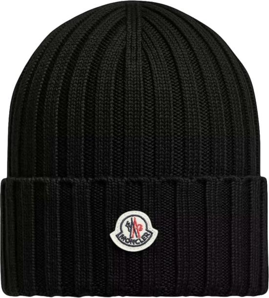 26FW 몽클레어 비니 MONCLER3B00036A9327999LOGOBEANIEBLACK