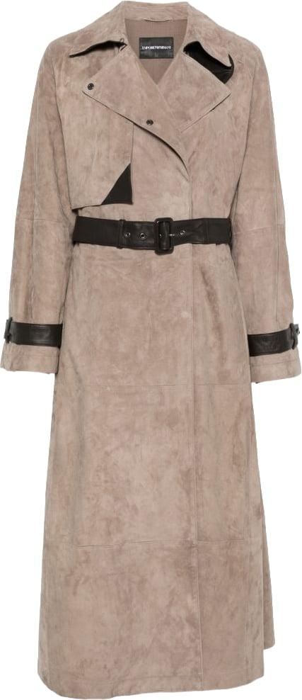 26FW 엠포리오 아르마니 트렌치 코트 EW003385AF28975U6128 BEIGE