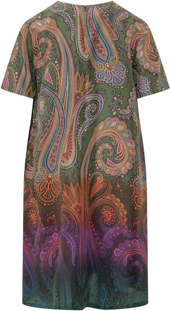 26FW 에트로 미디 원피스 WRHA0562AK15LX0885 DONKERGREEN - ETRO