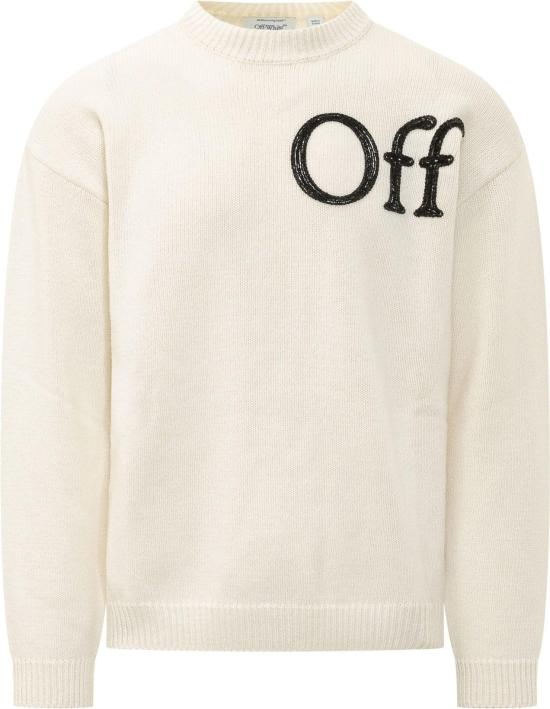26FW 오프화이트 스웨터 44MHE20QF26K001110 WHITE