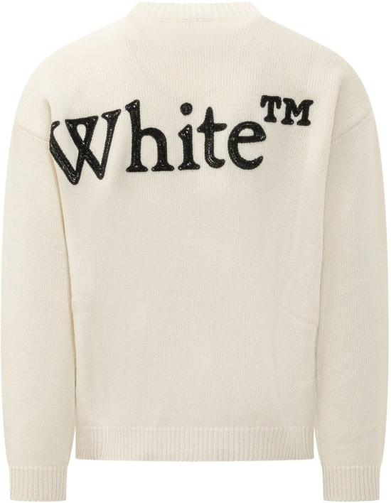 26FW 오프화이트 스웨터 44MHE20QF26K001110 WHITE - OFF WHITE
