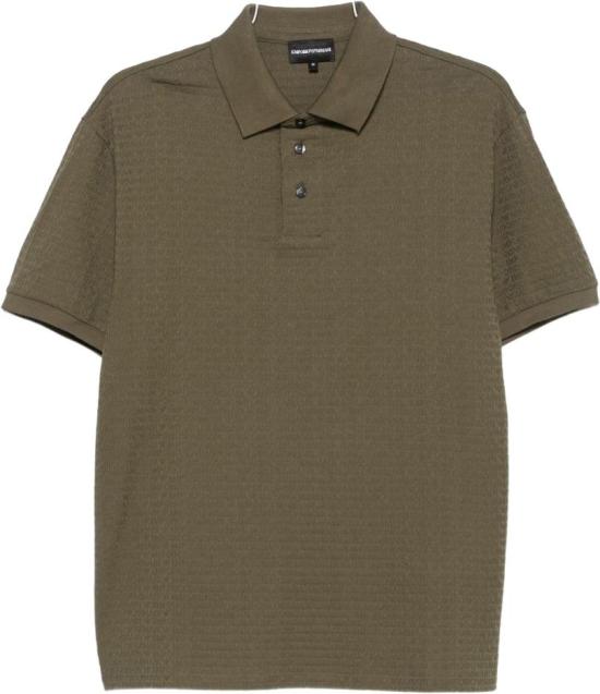 26FW 엠포리오 아르마니 폴로 티셔츠 EM004595AF10762F7198 DONKERGREEN