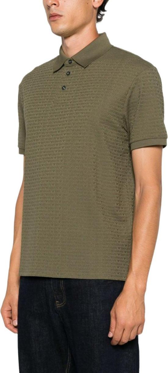 26FW 엠포리오 아르마니 폴로 티셔츠 EM004595AF10762F7198 DONKERGREEN - EMPORIO ARMANI