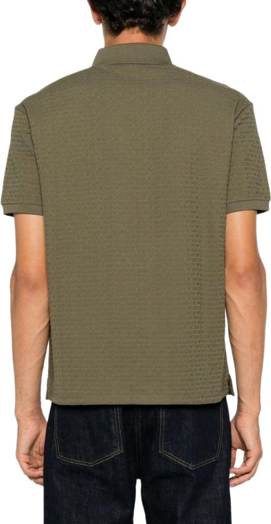 26FW 엠포리오 아르마니 폴로 티셔츠 EM004595AF10762F7198 DONKERGREEN - EMPORIO ARMANI