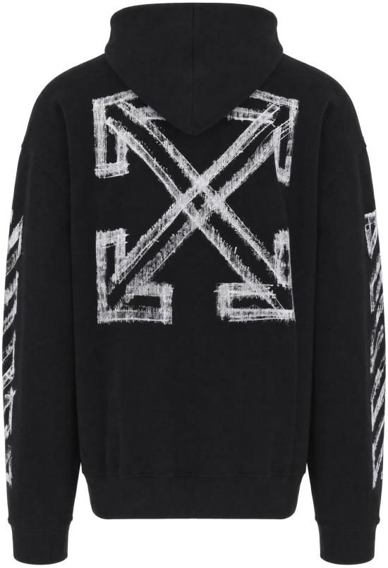 26FW 오프화이트 후드 티셔츠 15804860399902 BLACK - OFF WHITE
