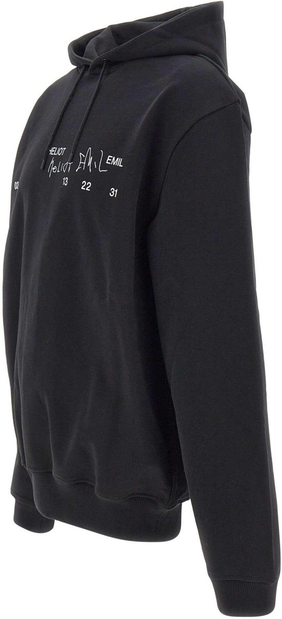 25FW 엘리엇에밀 후드 티셔츠 M08081BLK01 BLACK - HELIOT EMIL