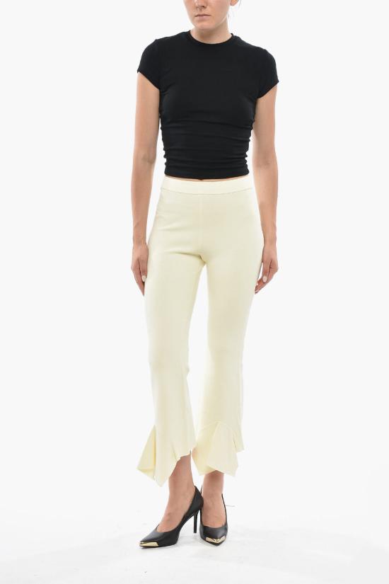  스텔라 맥카트니 스트레이트 팬츠 6K0061S20769320 Yellow - STELLA MCCARTNEY