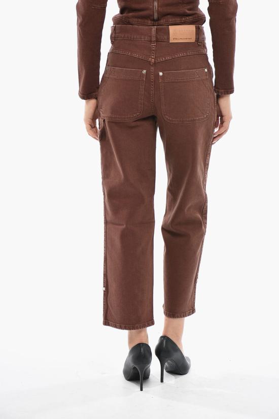  스텔라 맥카트니 스트레이트 팬츠 6D00743SPH037745 Brown - STELLA MCCARTNEY