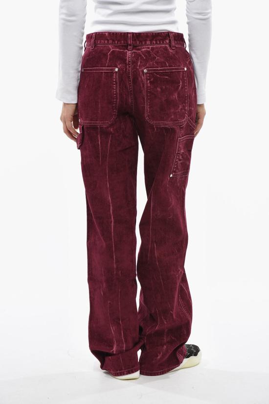  스텔라 맥카트니 스트레이트 팬츠 6D00813SPH055000 Burgundy - STELLA MCCARTNEY