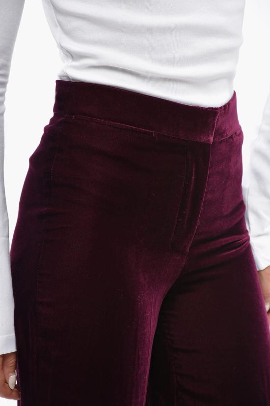  스텔라 맥카트니 스트레이트 팬츠 640041SJB245201 Burgundy - STELLA MCCARTNEY