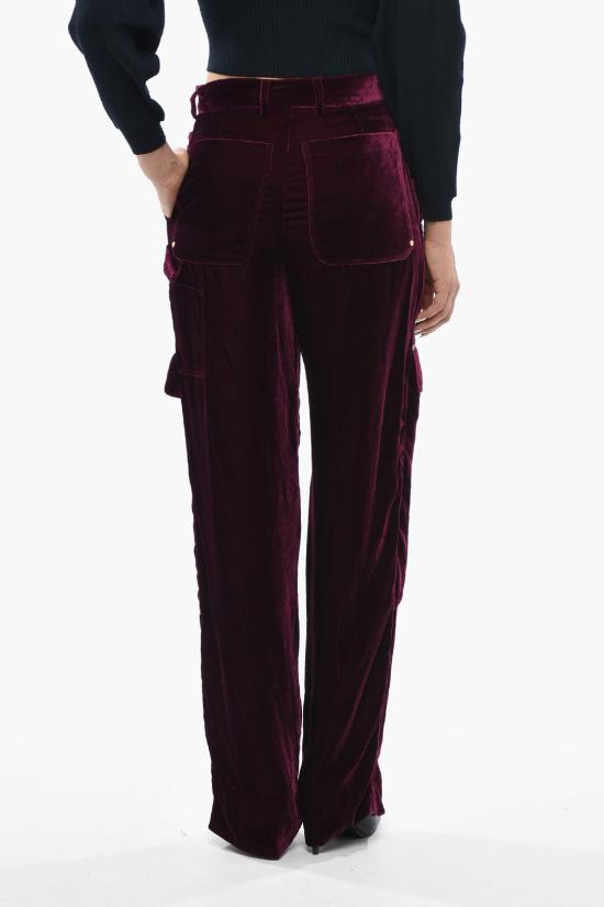  스텔라 맥카트니 트레이닝/조거 팬츠 640042SJB245201 Burgundy - STELLA MCCARTNEY