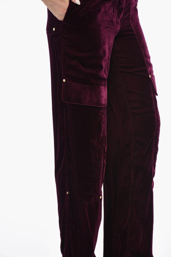 스텔라 맥카트니 트레이닝/조거 팬츠 640042SJB245201 Burgundy - STELLA MCCARTNEY