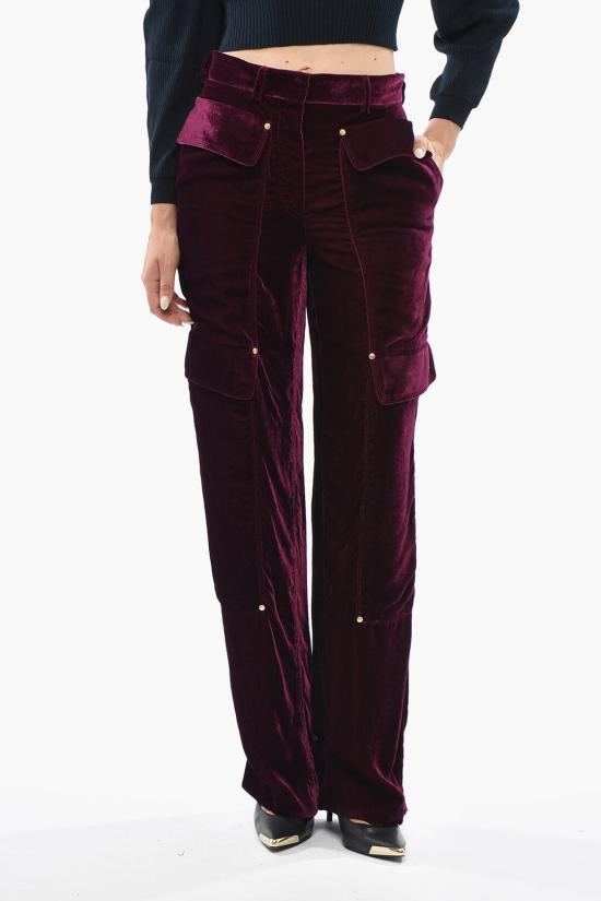  스텔라 맥카트니 트레이닝/조거 팬츠 640042SJB245201 Burgundy