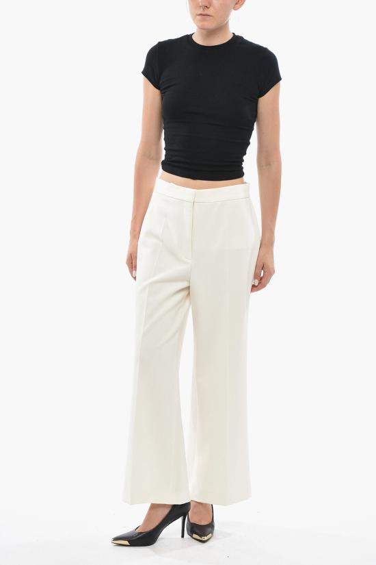  스텔라 맥카트니 스트레이트 팬츠 6400253AU7019200 Beige - STELLA MCCARTNEY