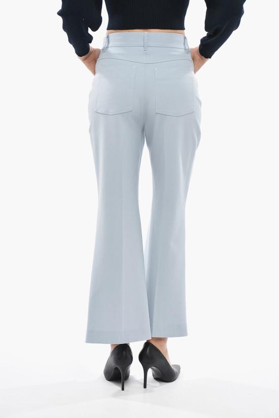 스텔라 맥카트니 스트레이트 팬츠 6400093AU7014903 Light blue - STELLA MCCARTNEY
