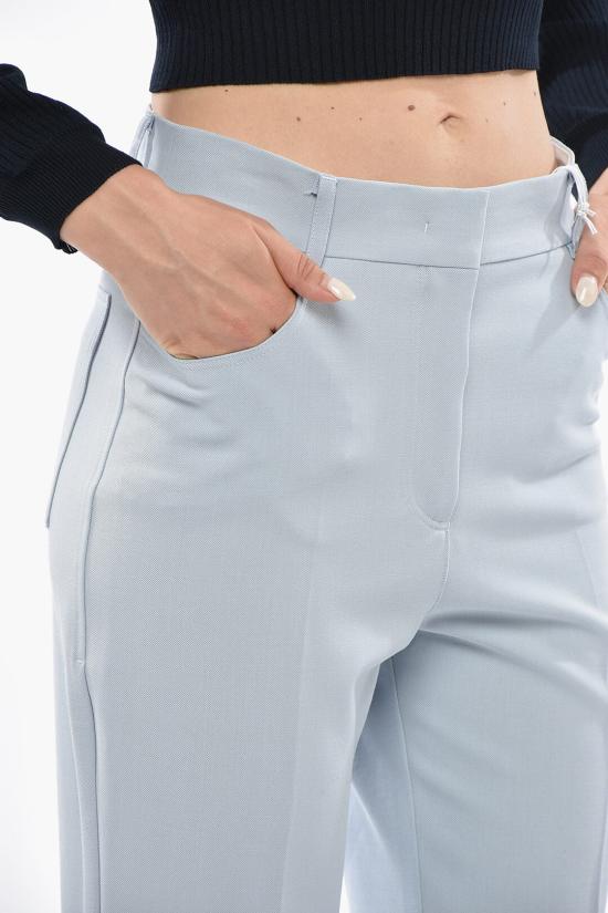  스텔라 맥카트니 스트레이트 팬츠 6400093AU7014903 Light blue - STELLA MCCARTNEY