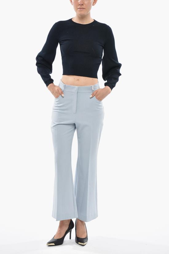  스텔라 맥카트니 스트레이트 팬츠 6400093AU7014903 Light blue - STELLA MCCARTNEY
