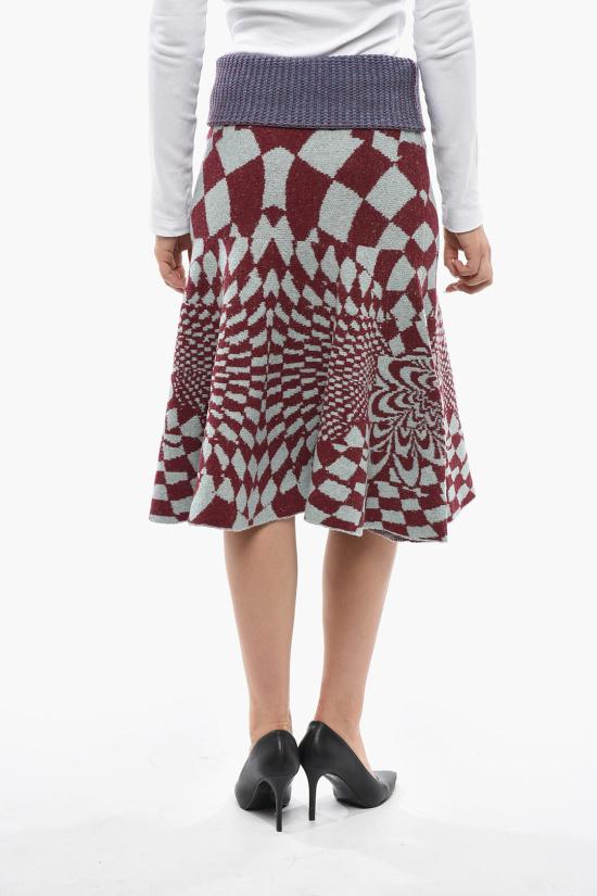 스텔라 맥카트니 미디 스커트 603950S22788490 Azzurro Rosso - STELLA MCCARTNEY