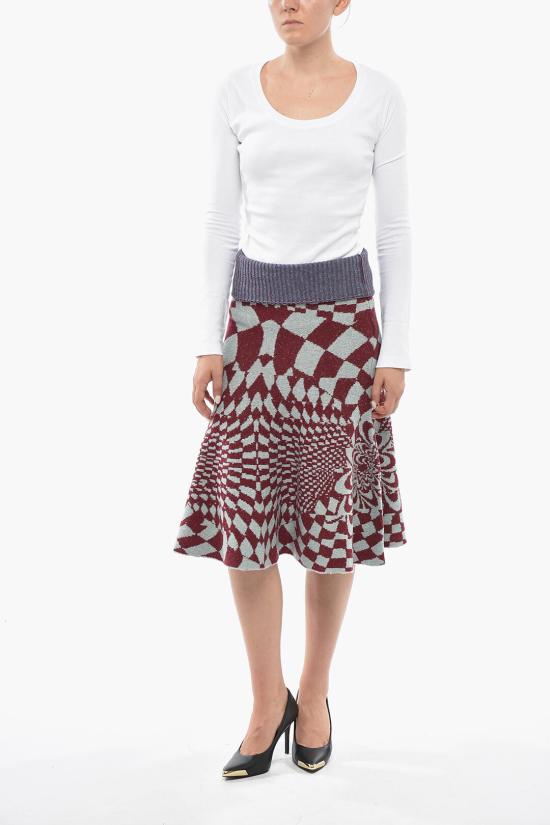  스텔라 맥카트니 미디 스커트 603950S22788490 Azzurro Rosso - STELLA MCCARTNEY