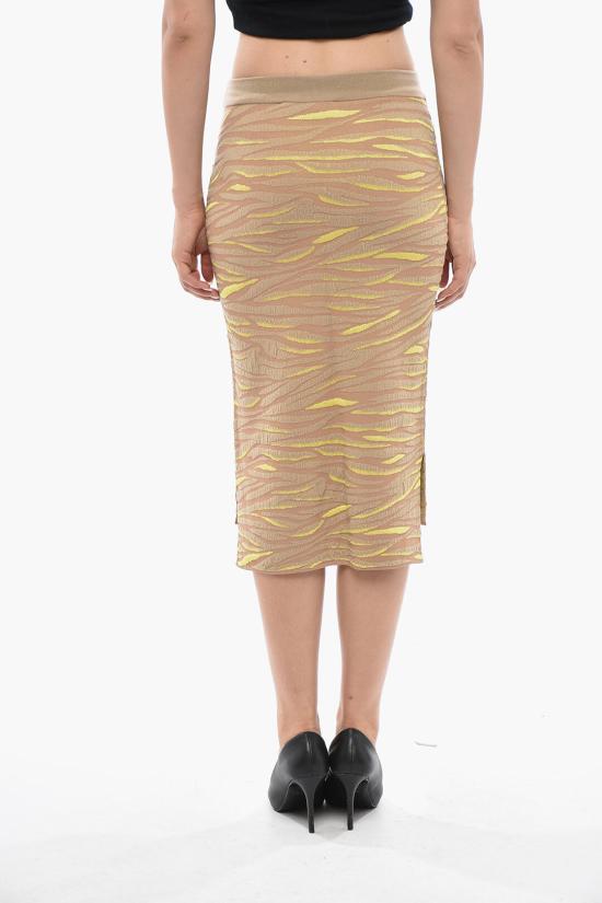  스텔라 맥카트니 미디 스커트 603673S22602742 Beige Giallo - STELLA MCCARTNEY