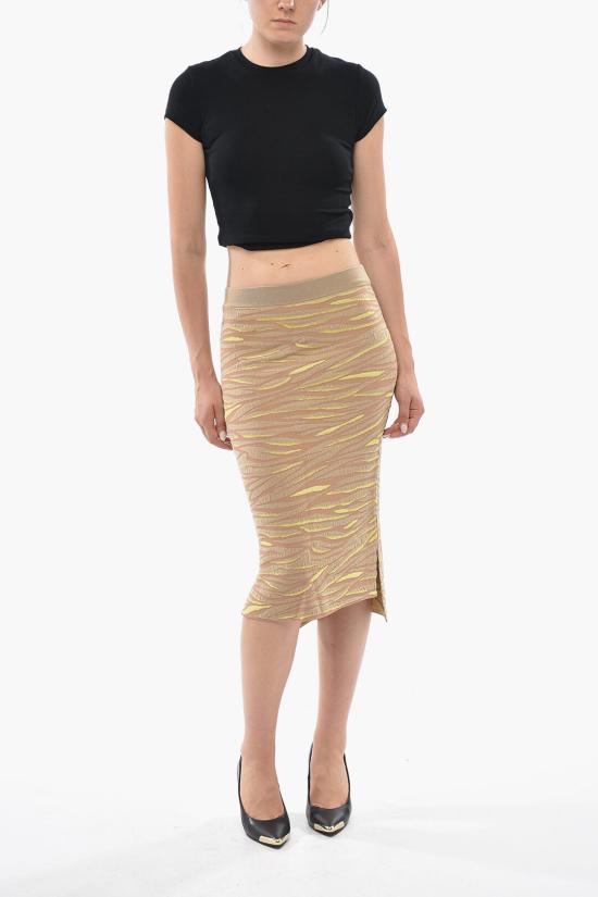  스텔라 맥카트니 미디 스커트 603673S22602742 Beige Giallo - STELLA MCCARTNEY