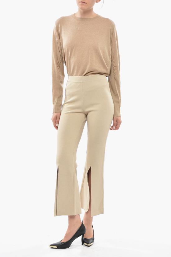  스텔라 맥카트니 스트레이트 팬츠 600767S20767840 Beige - STELLA MCCARTNEY
