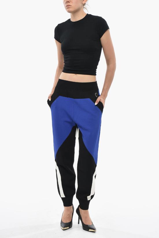  스텔라 맥카트니 트레이닝/조거 팬츠 593138S21308491 Blu Bianco e Nero - STELLA MCCARTNEY