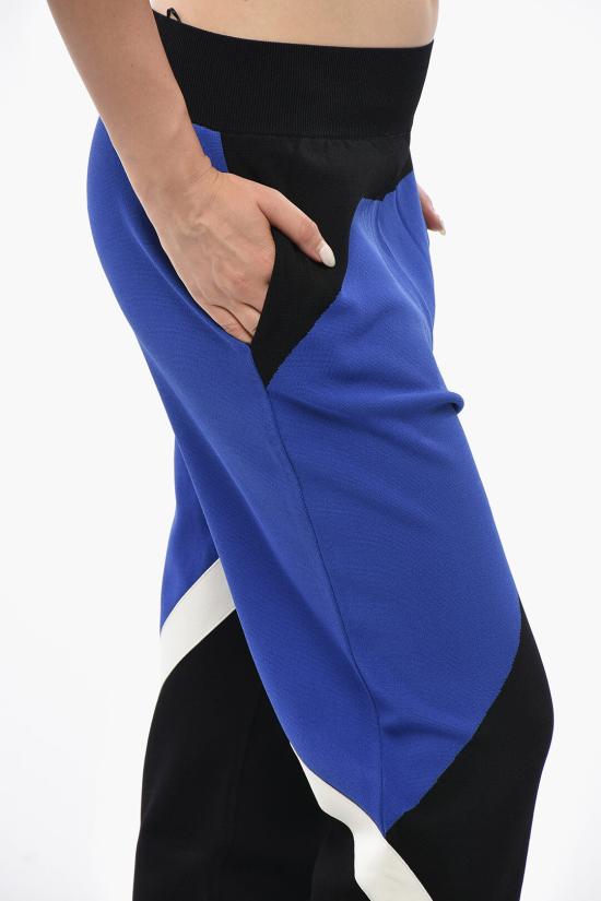  스텔라 맥카트니 트레이닝/조거 팬츠 593138S21308491 Blu Bianco e Nero - STELLA MCCARTNEY