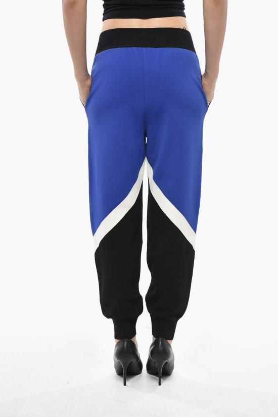  스텔라 맥카트니 트레이닝/조거 팬츠 593138S21308491 Blu Bianco e Nero - STELLA MCCARTNEY