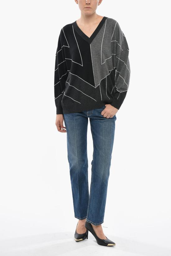  스텔라 맥카트니 스웨터 6K02663S23588490 Nero Grigio - STELLA MCCARTNEY
