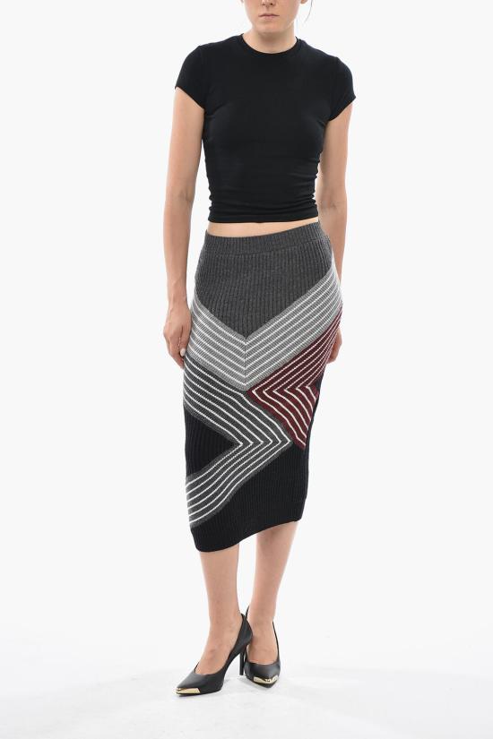  스텔라 맥카트니 미디 스커트 6K02683S23598490 Multicolor - STELLA MCCARTNEY
