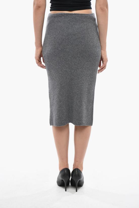 스텔라 맥카트니 미디 스커트 6K02383S23521262 Gray - STELLA MCCARTNEY