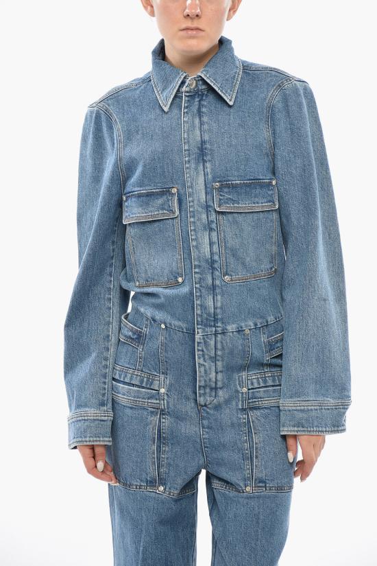  스텔라 맥카트니 데님 원피스 6D00783SPH044402 Blue - STELLA MCCARTNEY