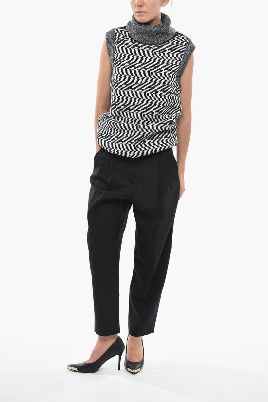  스텔라 맥카트니 스트레이트 팬츠 591964 SSA36 1000 25 Black - STELLA MCCARTNEY